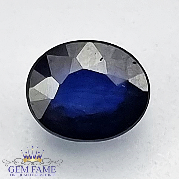 Blue Sapphire 0.61ct (Neelam) Gemstone Ceylon