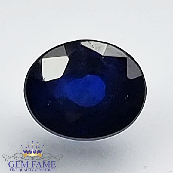 Blue Sapphire 0.87ct (Neelam) Gemstone Ceylon