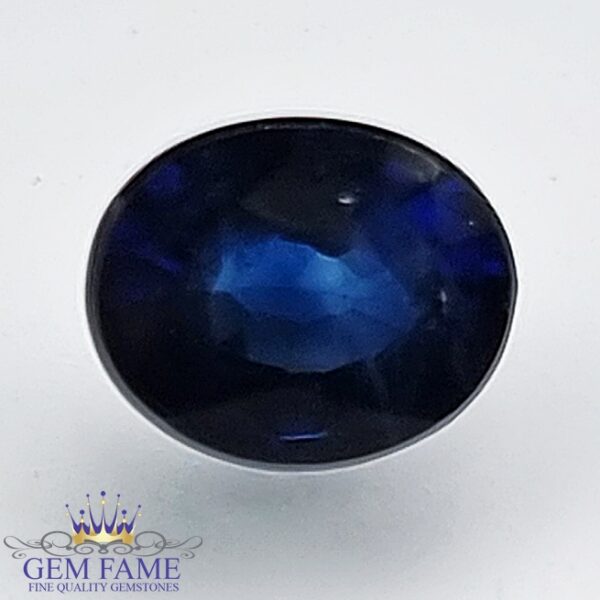 Blue Sapphire 0.87ct (Neelam) Gemstone Ceylon