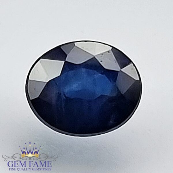 Blue Sapphire 0.75ct (Neelam) Gemstone Ceylon