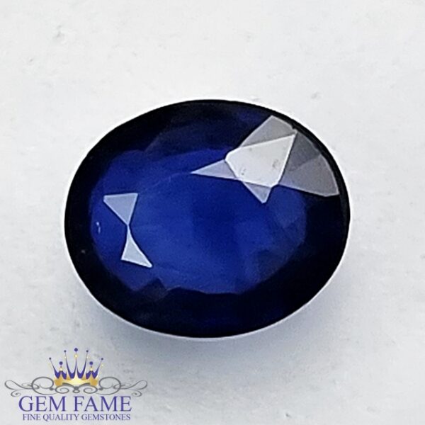 Blue Sapphire 0.55ct (Neelam) Gemstone Ceylon