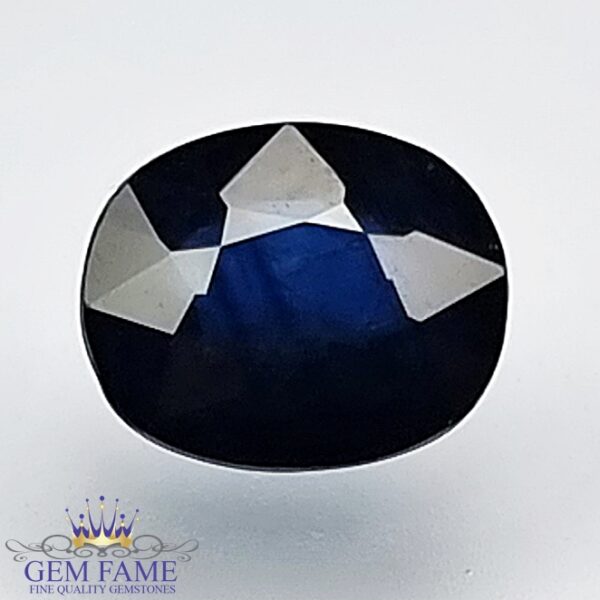 Blue Sapphire 0.95ct (Neelam) Gemstone Ceylon