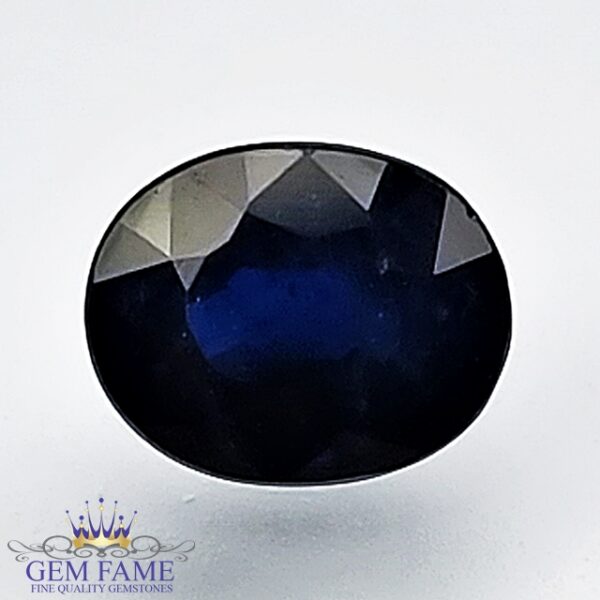 Blue Sapphire 0.89ct (Neelam) Gemstone Ceylon