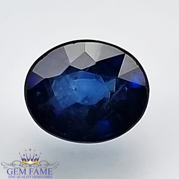Blue Sapphire 0.77ct (Neelam) Gemstone Ceylon
