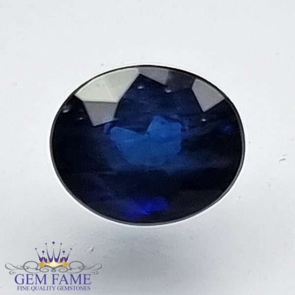 Blue Sapphire 0.83ct (Neelam) Gemstone Ceylon