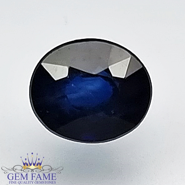 Blue Sapphire 0.77ct (Neelam) Gemstone Ceylon