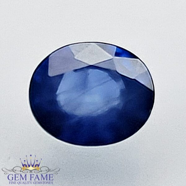 Blue Sapphire 0.61ct (Neelam) Gemstone Ceylon