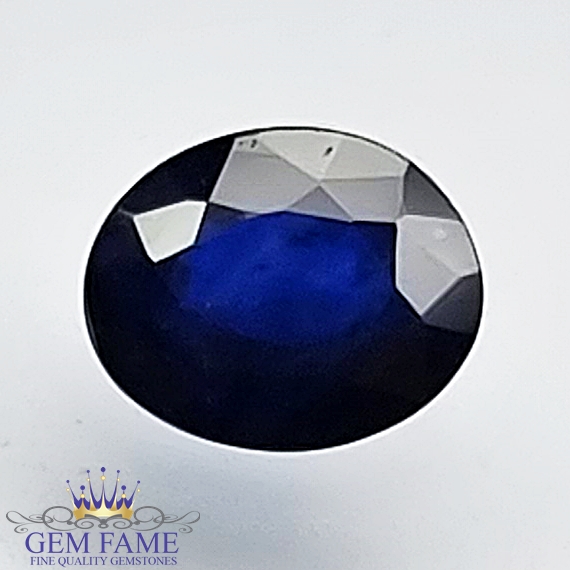 Blue Sapphire 0.77ct (Neelam) Gemstone Ceylon