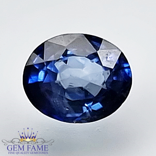 Blue Sapphire 0.65ct (Neelam) Gemstone Ceylon