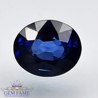 Blue Sapphire 0.57ct (Neelam) Gemstone Ceylon
