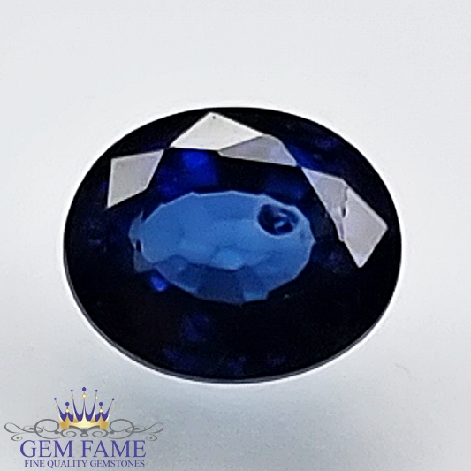 Blue Sapphire 0.63ct (Neelam) Gemstone Ceylon