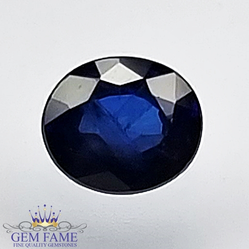 Blue Sapphire 0.55ct (Neelam) Gemstone Ceylon
