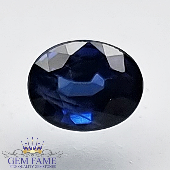 Blue Sapphire 0.57ct (Neelam) Gemstone Ceylon