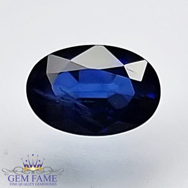 Blue Sapphire 0.65ct (Neelam) Gemstone Ceylon