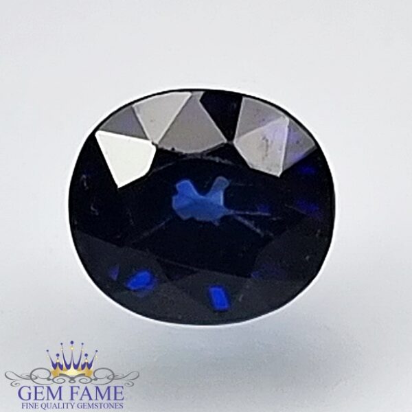 Blue Sapphire 0.91ct (Neelam) Gemstone Ceylon