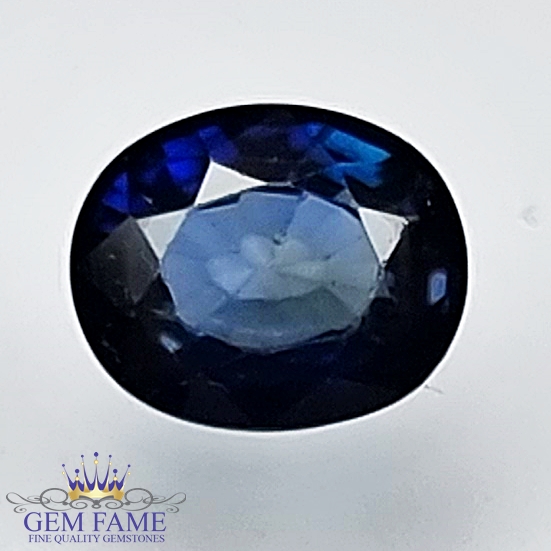 Blue Sapphire 0.61ct (Neelam) Gemstone Ceylon