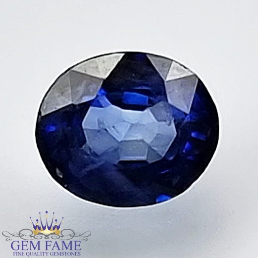 Blue Sapphire 0.63ct (Neelam) Gemstone Ceylon