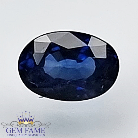 Blue Sapphire 0.54ct (Neelam) Gemstone Ceylon