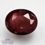 Natural ruby gemstone
