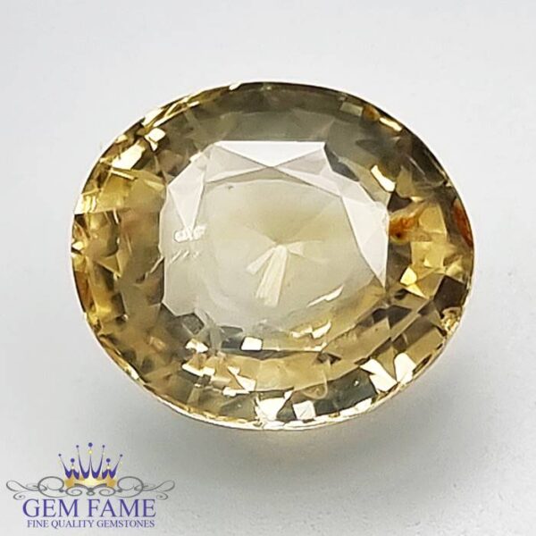 Unheated Untreated Natural Srilankan Yellow sapphire