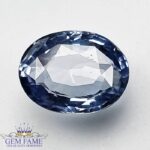 Light Blue sapphire gemstone with a soft, serene blue color