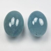 Aquamarine Gemstone Pair
